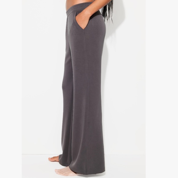 Spiritual Gangster Jensen Wide Leg Pants sz XL Ash New - Picture 2 of 3